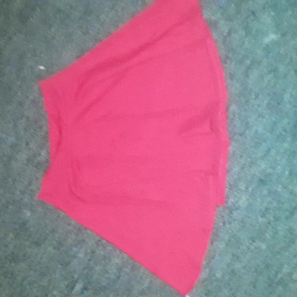 Red skirt